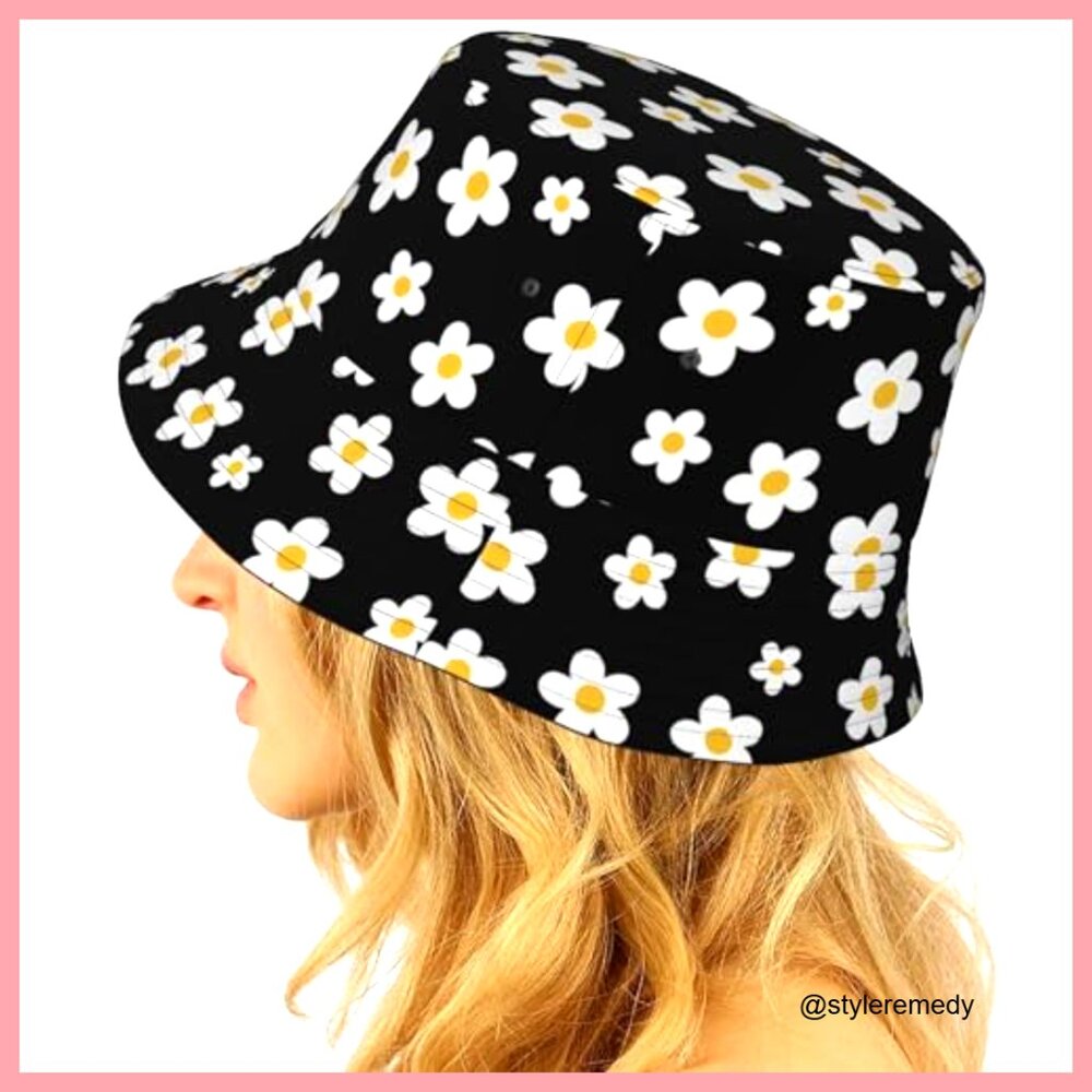 Polyester Twill Bucket Hat Packable Sun Protectio… - image 6